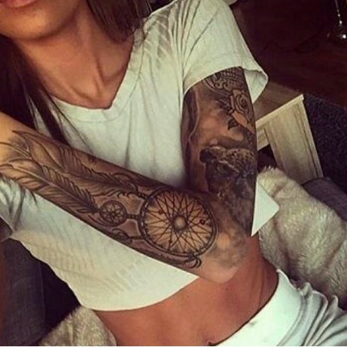 Татуировки для девушек на р