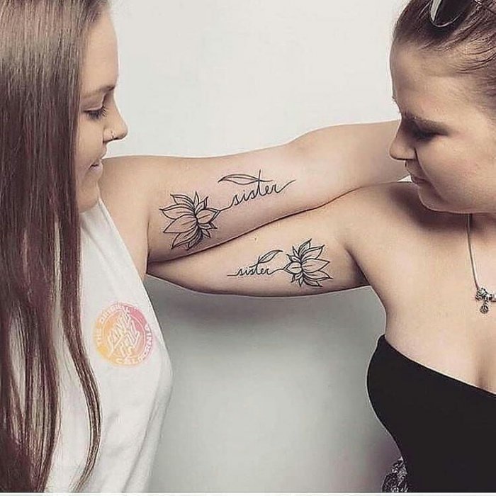 Тату на руке для девушек