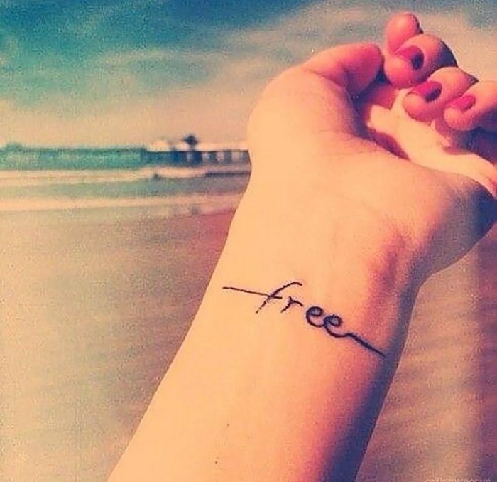 Тату надписи