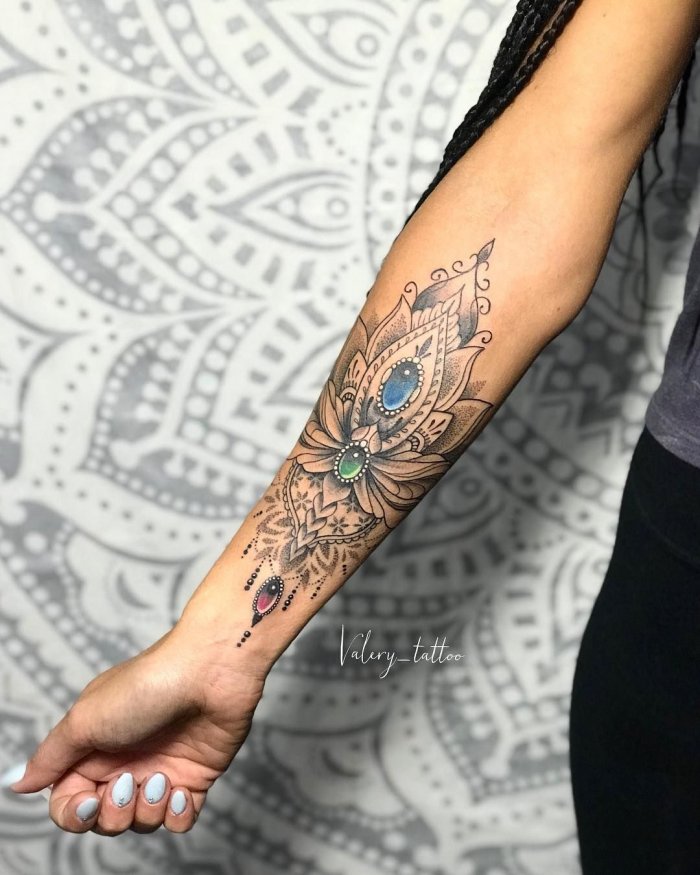 Тату на руке