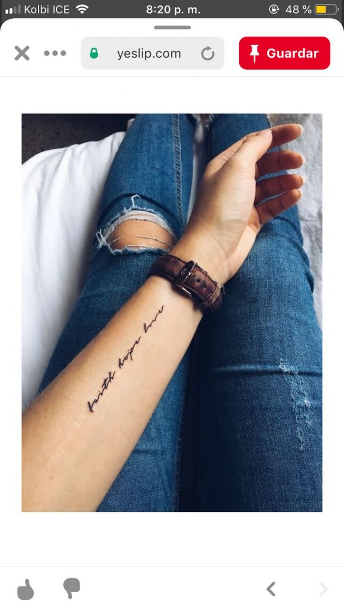 Тату на запястье для девуш