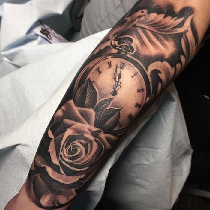 Рукав на предплечье