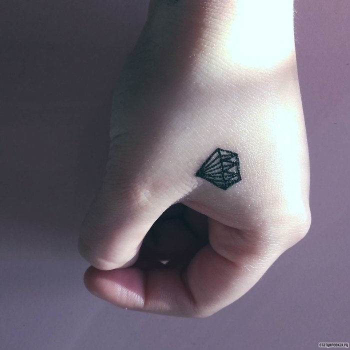 Тату на руке маленькая мужская