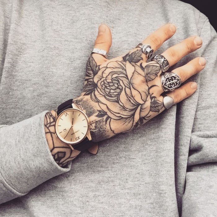 Тату на кисти