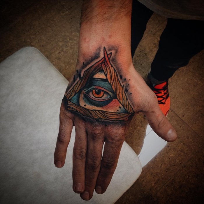 Тату на кисть руки для мужчин