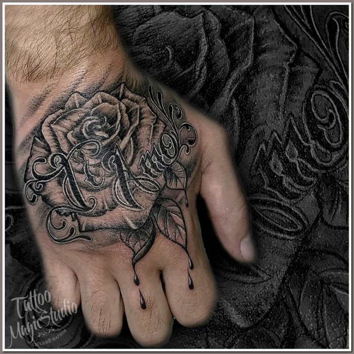 Тату на кисти