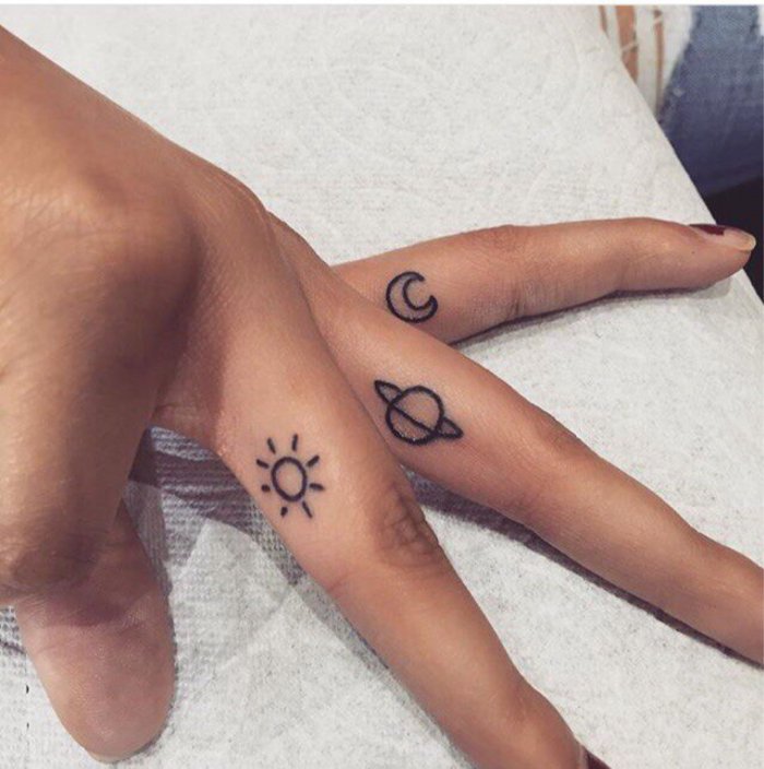 Тату на запястье для девушек