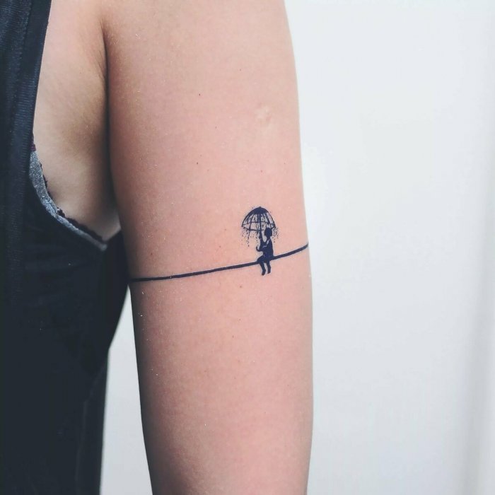 Женские тату в стиле Минимализм