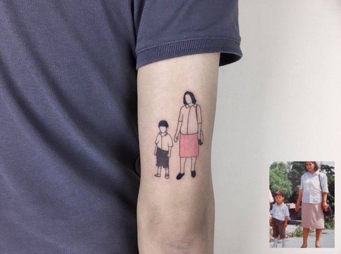 Тату в стиле Минимализм для девушек