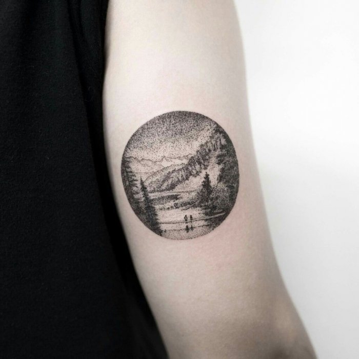 Тату Минимализм