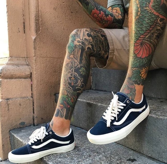 Тату на ноге мужские