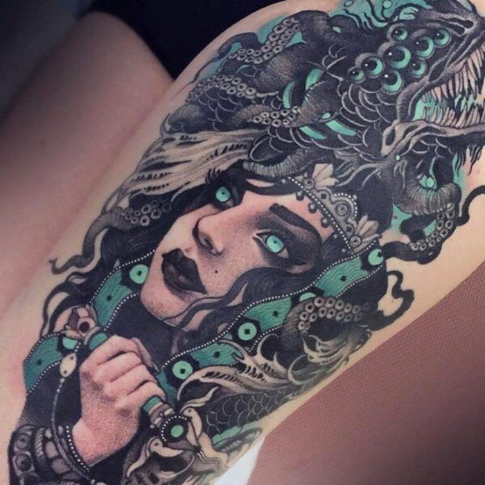 Мотивы в японской татуировке