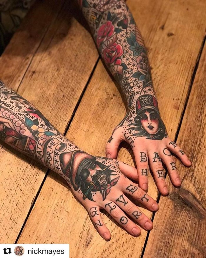 Японская традиционная тату Ориентал