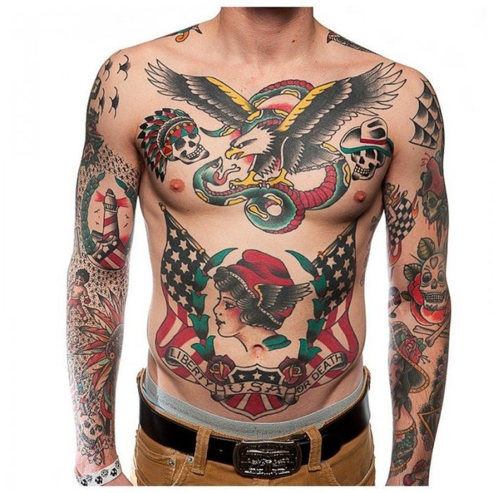 Тату в стиле японский Ориентал