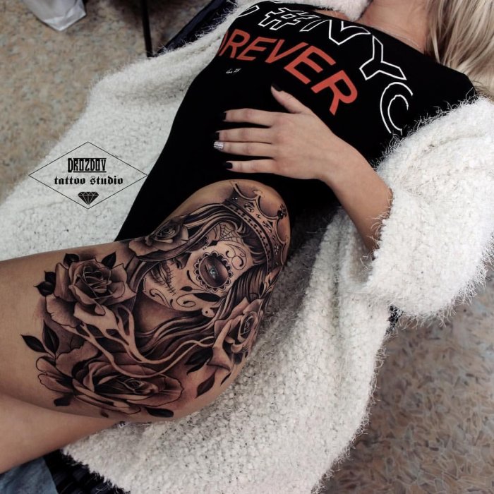 Рукава в стиле Япония якудза