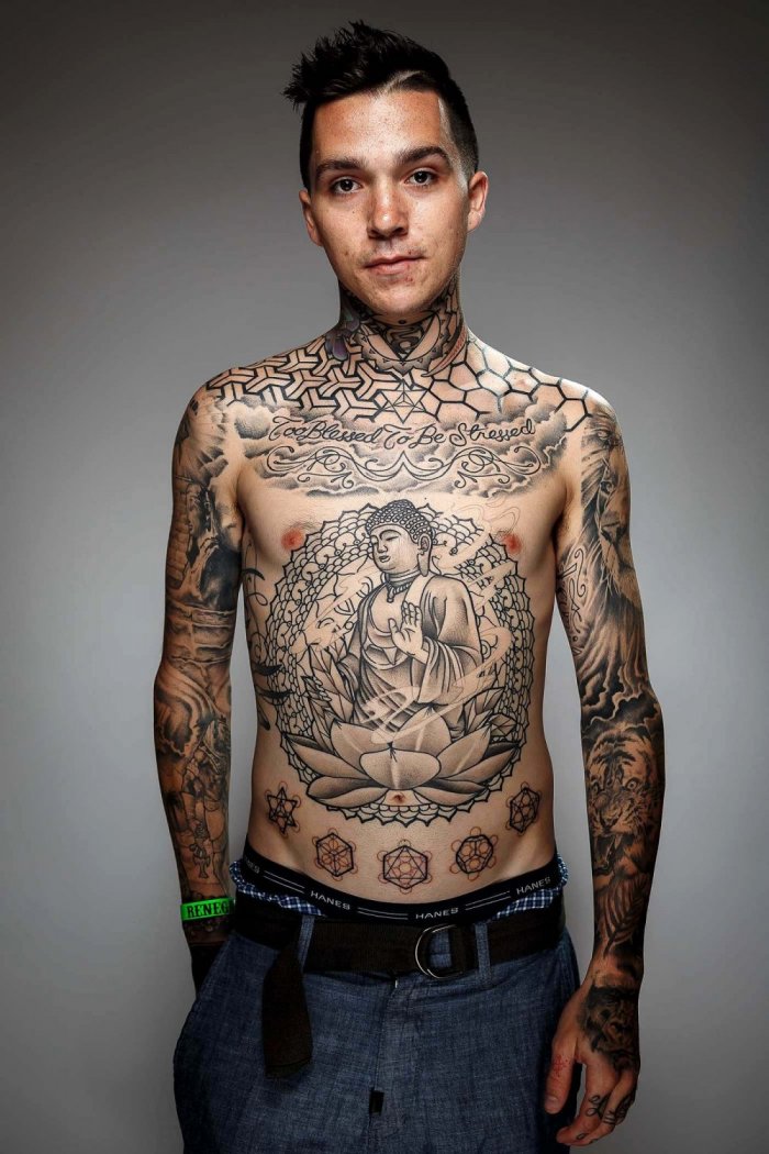 Японские тату на теле