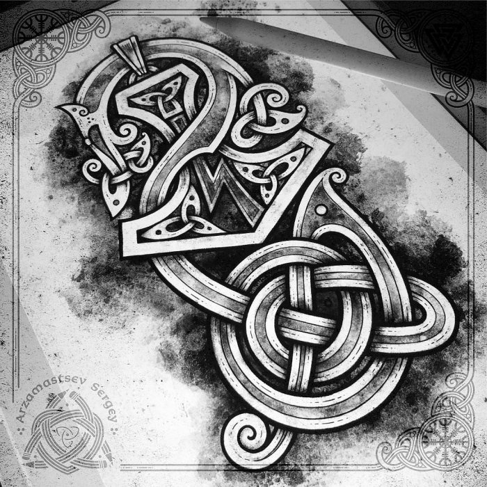 Славянские тату эскизы