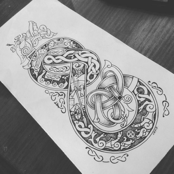 Перун Бог славян тату