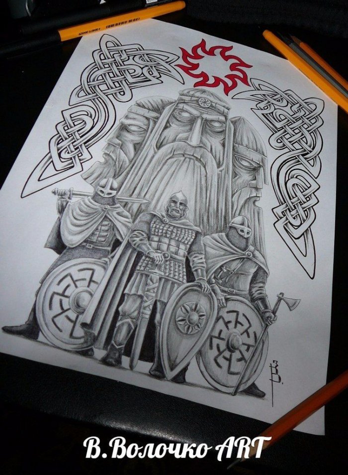 Тату викингов