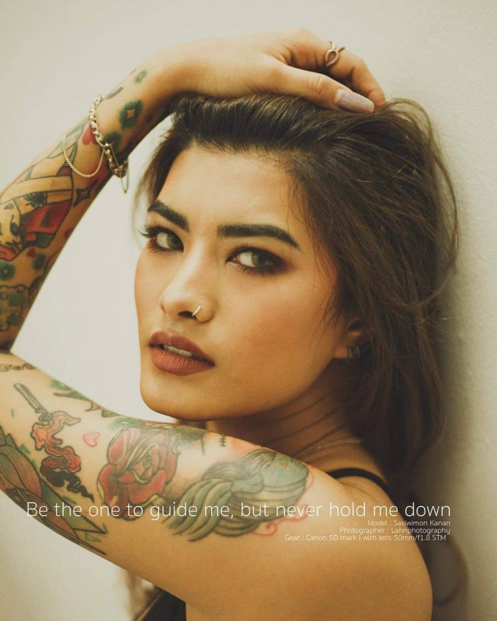 Татуированные фотомодели