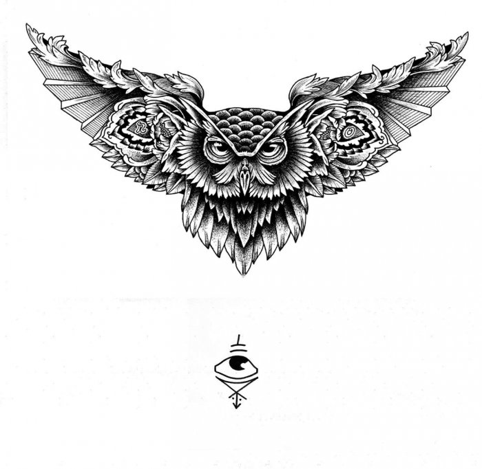 Эскизы татуировок на шею