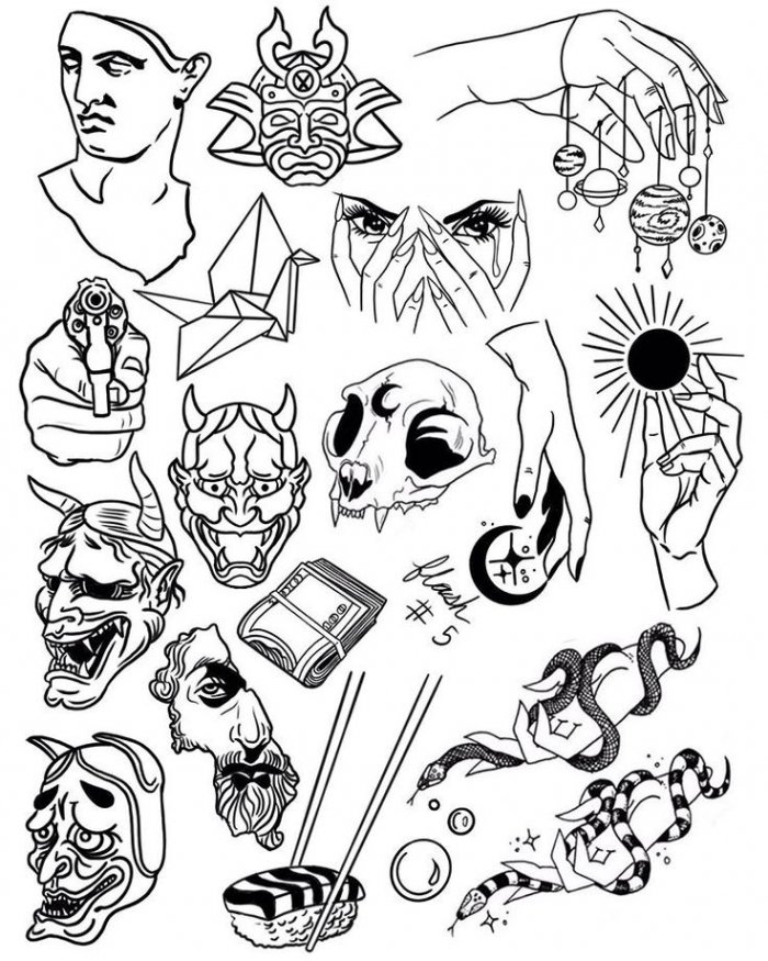 Маленькие Татуировки Эски