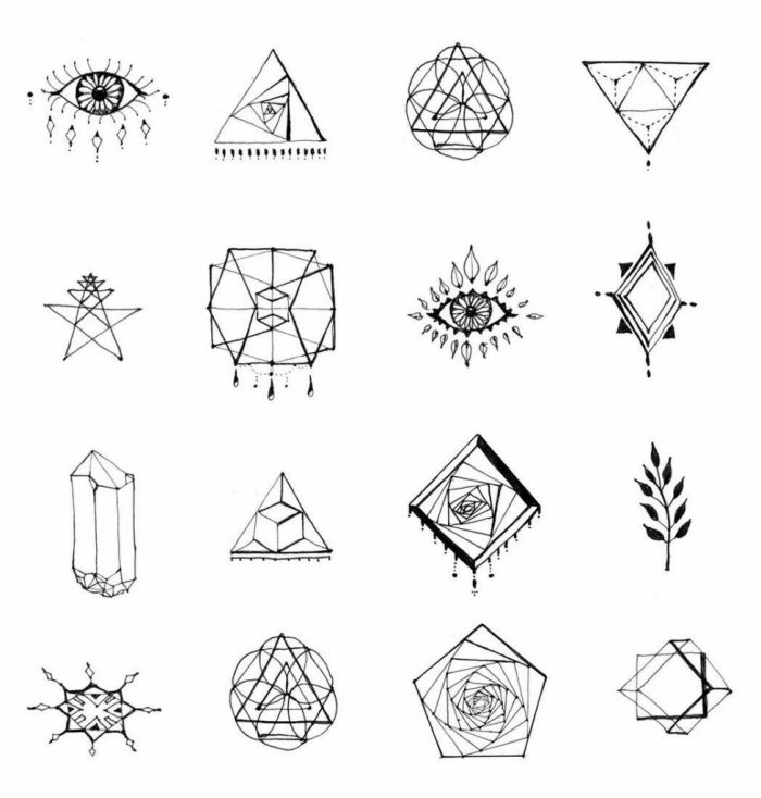 Эскизы небольших татуировок