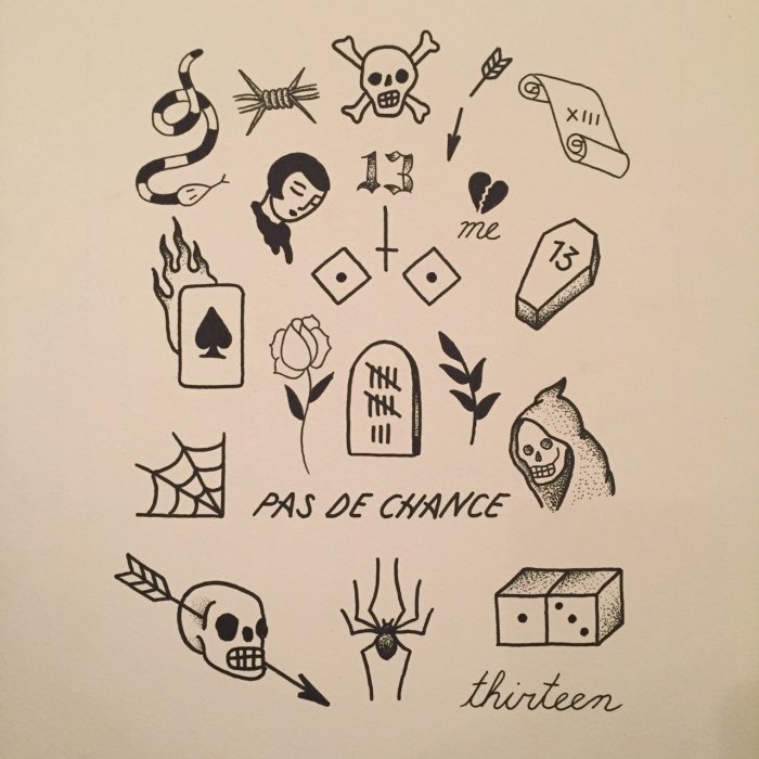 Тату эскизы небольшие