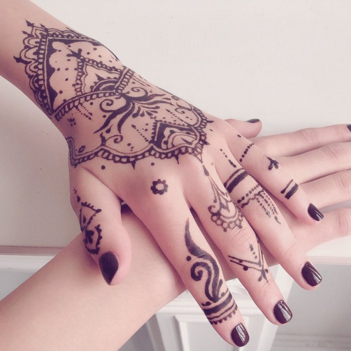 Тату на кисти