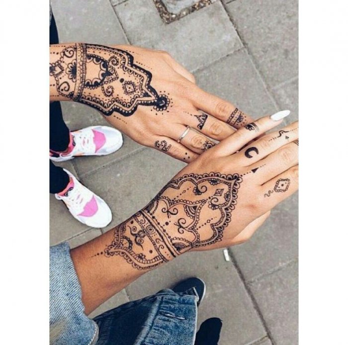 Тату на руке