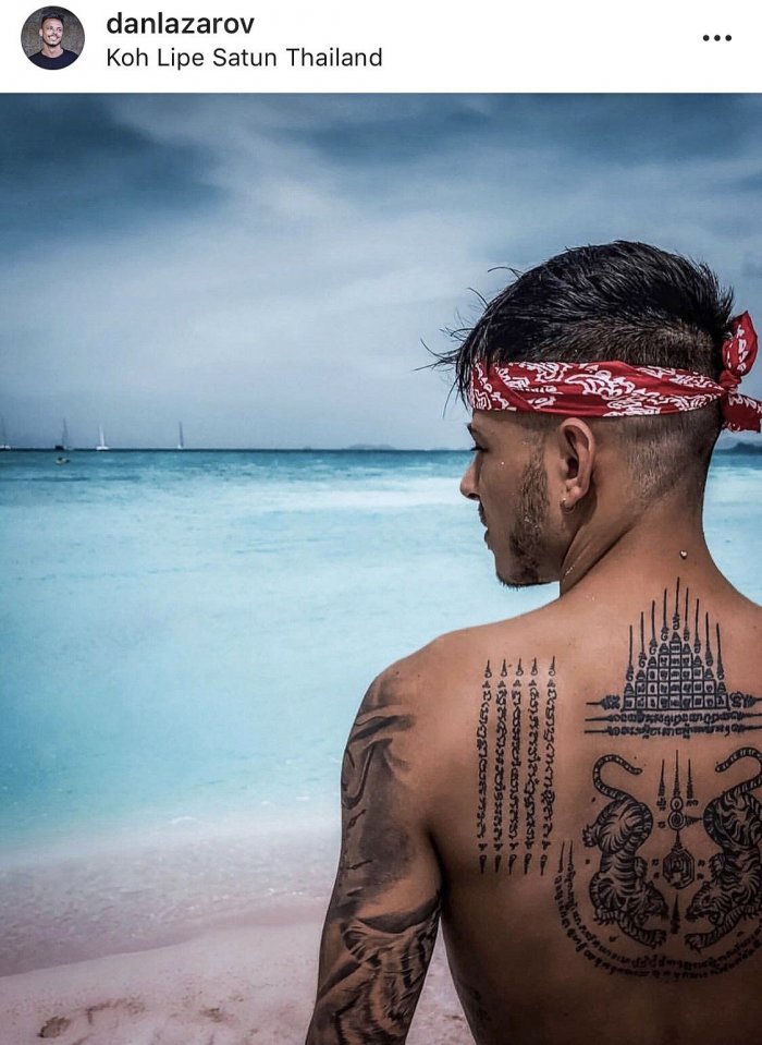 Тату на спине