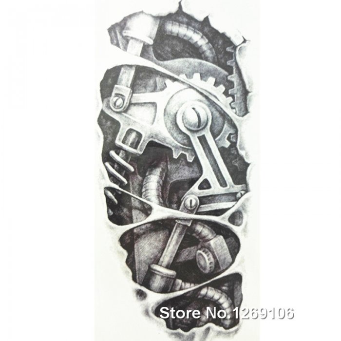 Биомеханика тату эскизы цветные
