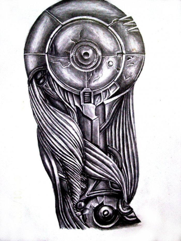 Биомеханика тату эскизы рукав
