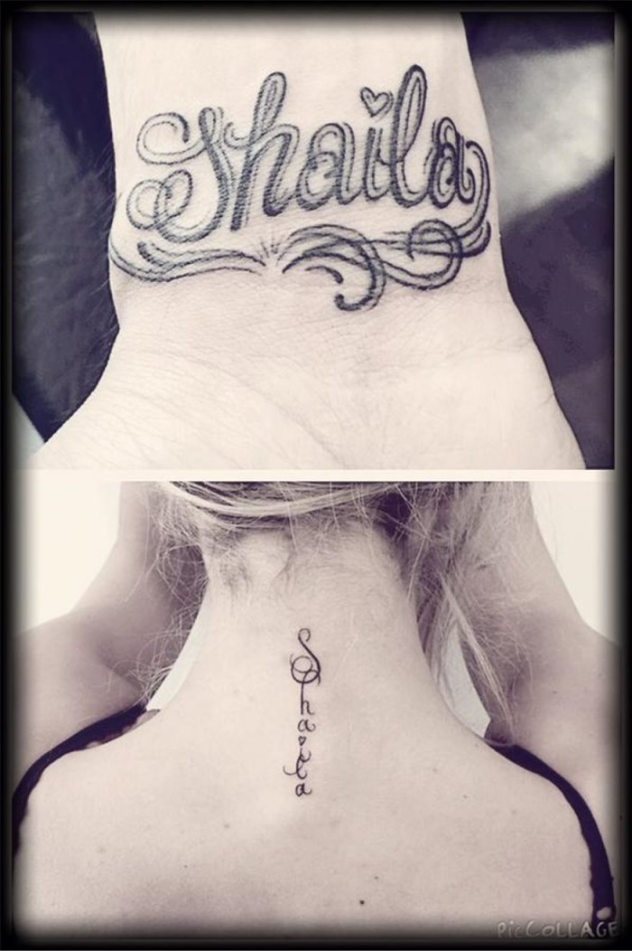 Красивые Татуировки с именами