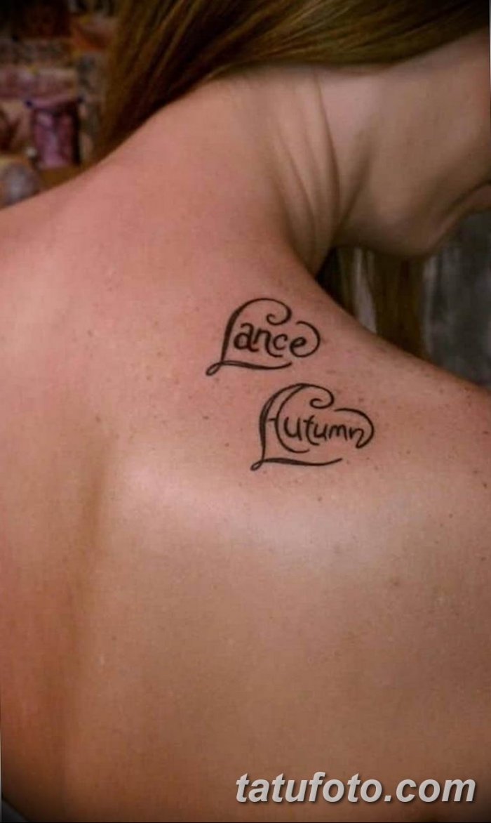 Тату имя на запястье