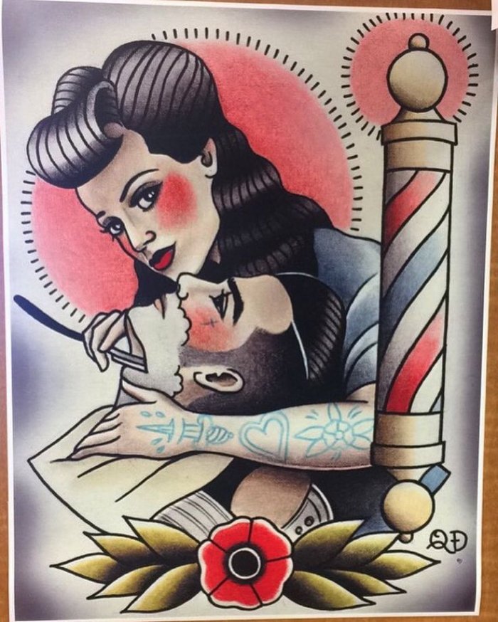 Тату в стиле Traditional