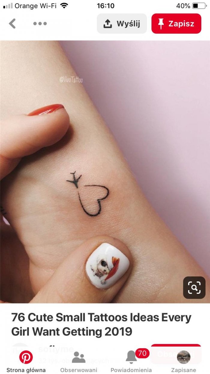 Маленькая Татуировка эскиз