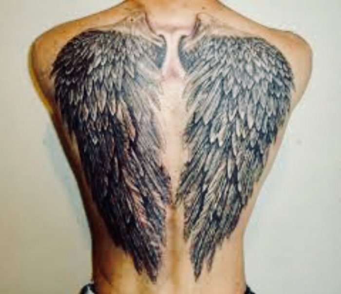 Тату Крылья ангела