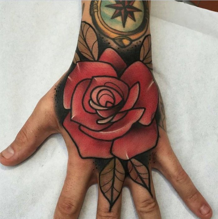 Тату на кисти