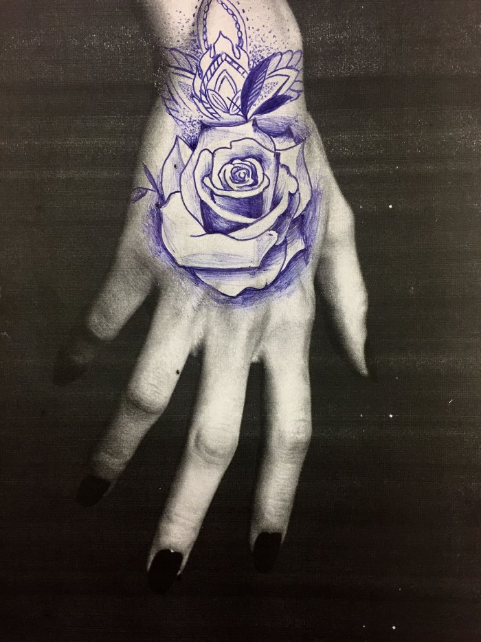 Эскизы на кисть