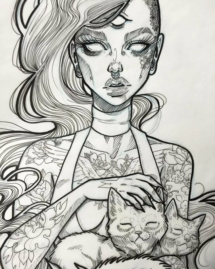 Маленькие тату для срисовки