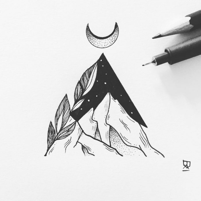 Эскизы тату цветы