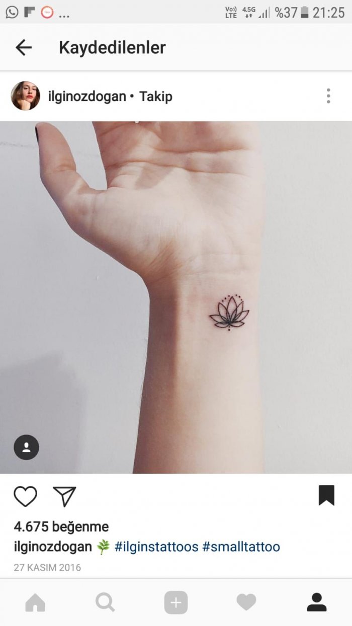 Тату для девушек маленьк