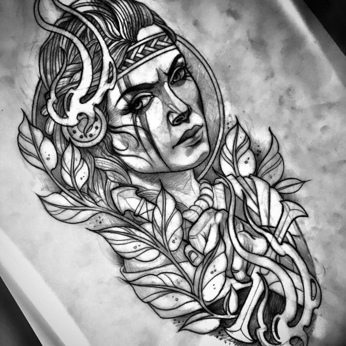 Тату эскизы