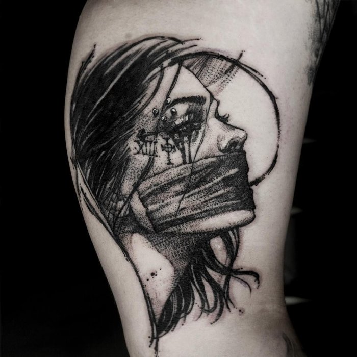 Эскиз маски