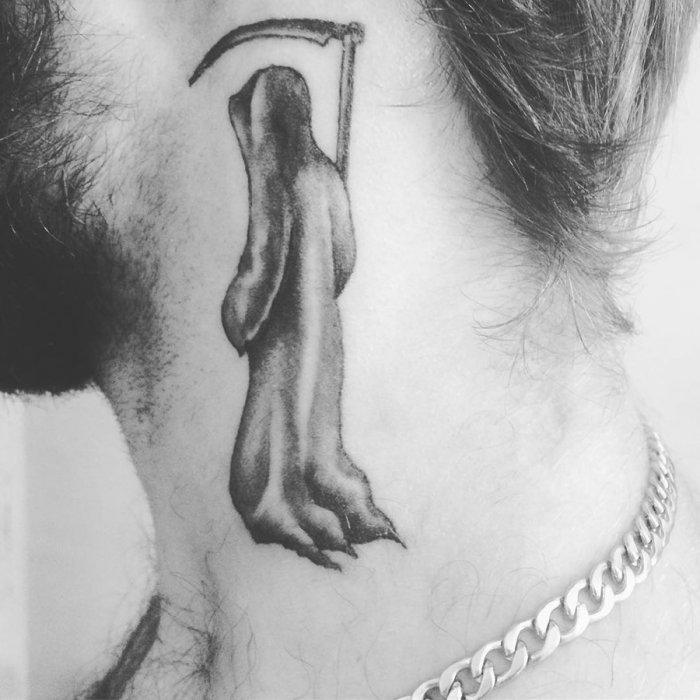 Эскизы тату на шею