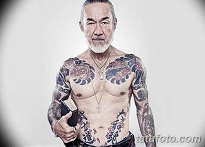 Люди с тату в старости