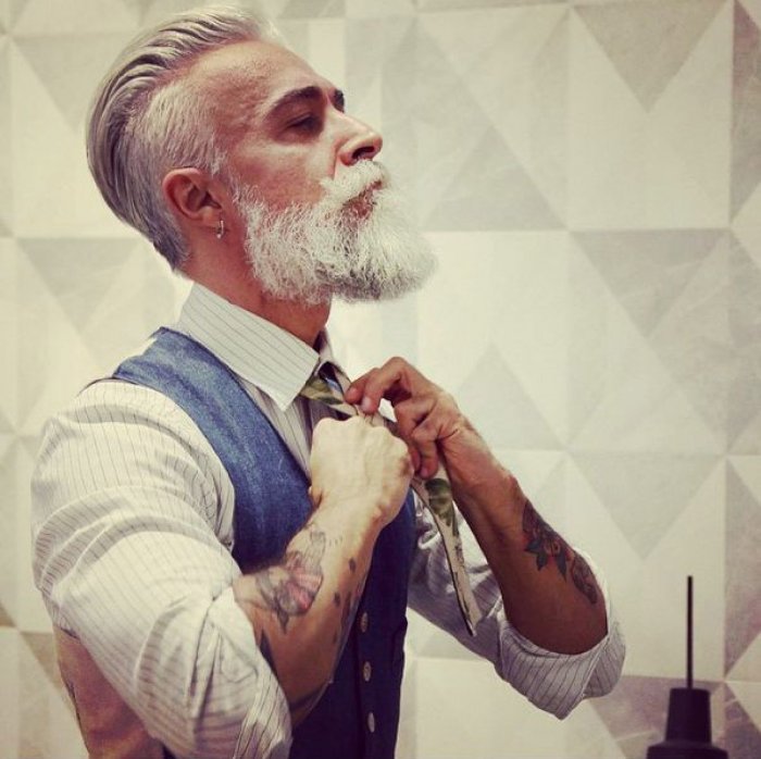 Тату в старости