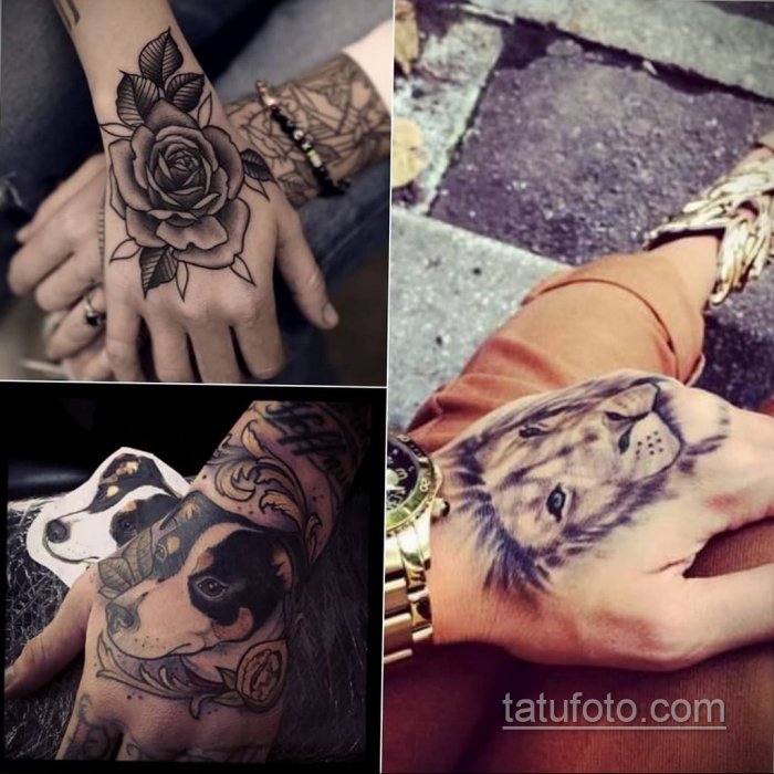 Тату на руке на кисте женские