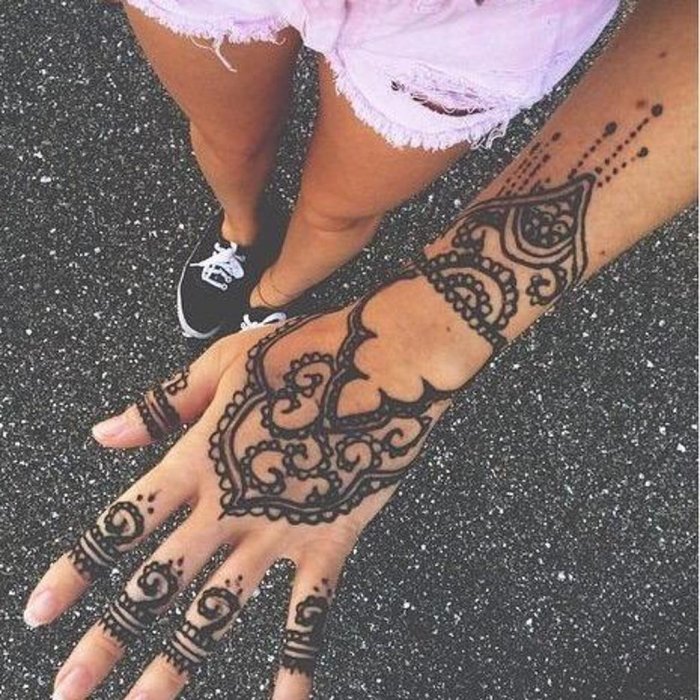 Тату на руке